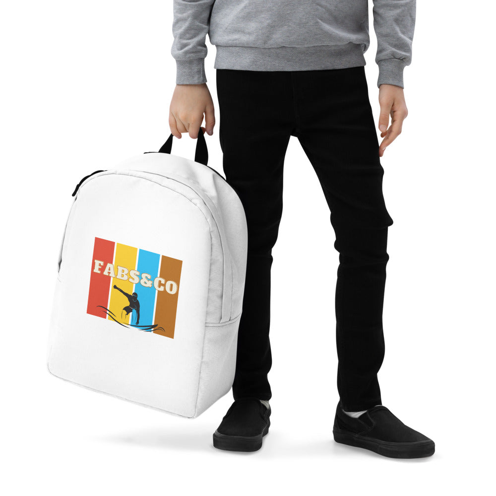Fabs & Co Multicolor Logo Minimalist Backpack