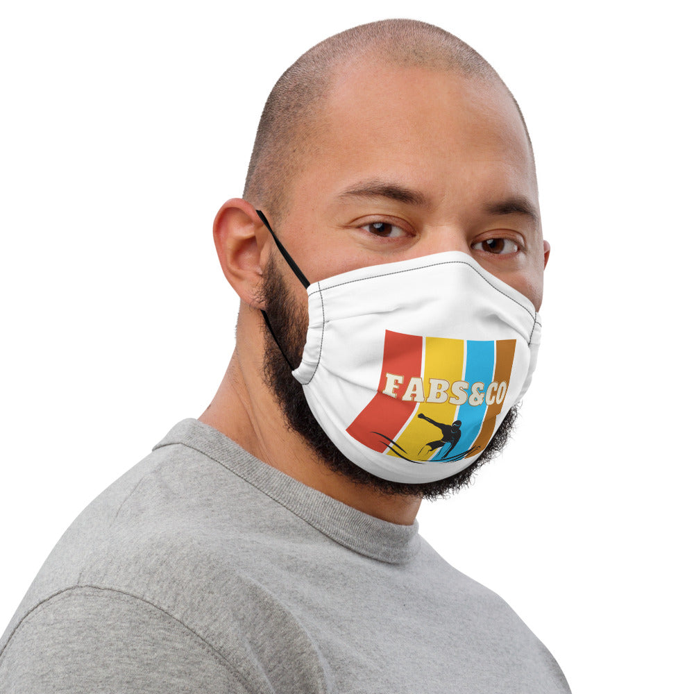 Fabs & Co Multicolor Logo Face Mask