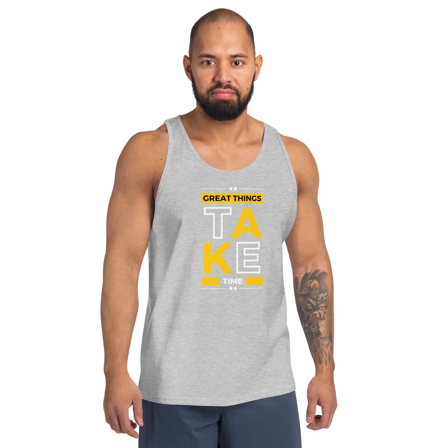 Great Things Take Time Men's Tank Top