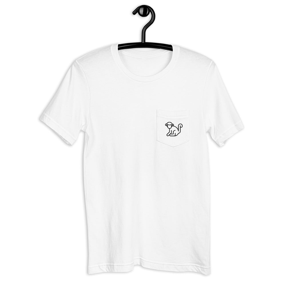 Black Pocket Logo Mens T-Shirt