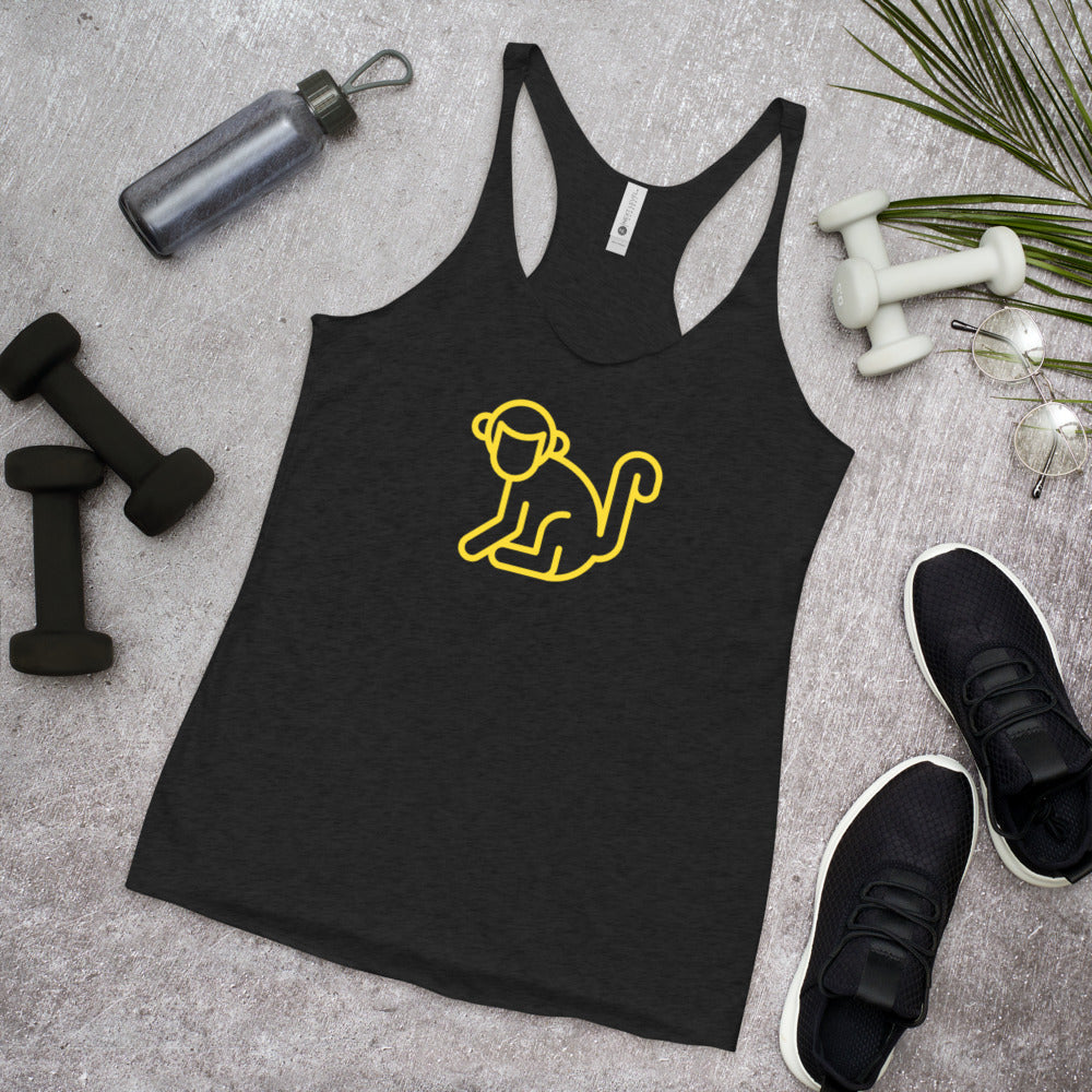 Yellow Logo Womens Vest/Tank Top