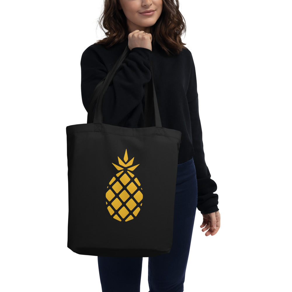 Pineapple Print Eco Tote Bag