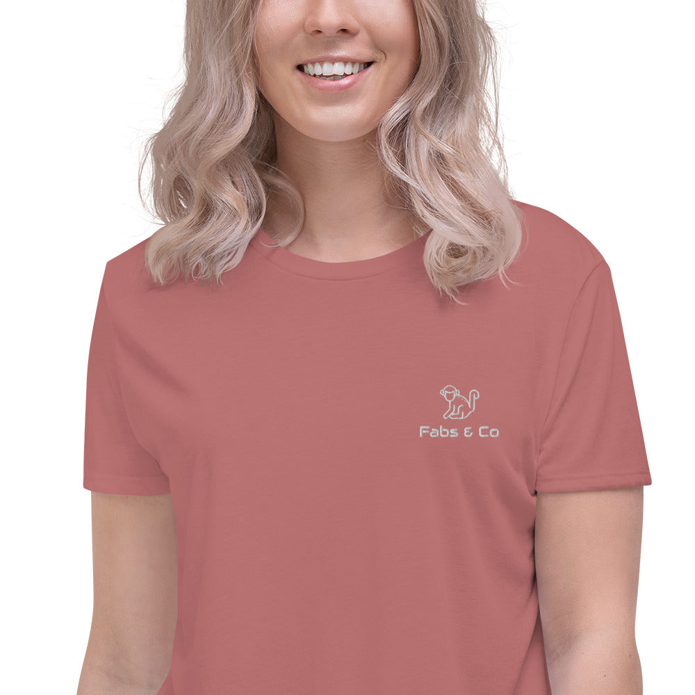 Original Logo Womens Crop Top