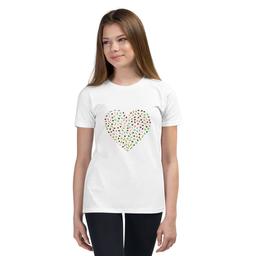 Girls Love Ice Cream Girls T-Shirt