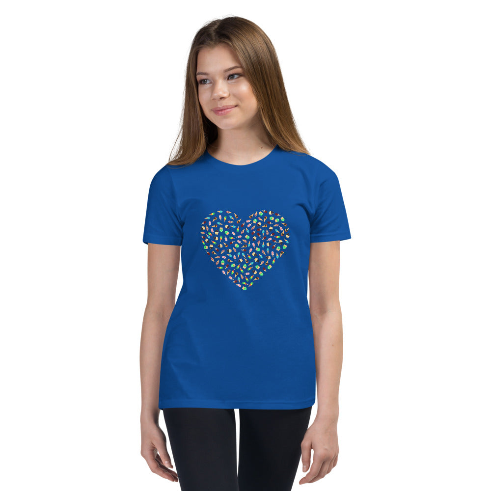 Girls Love Ice Cream Girls T-Shirt