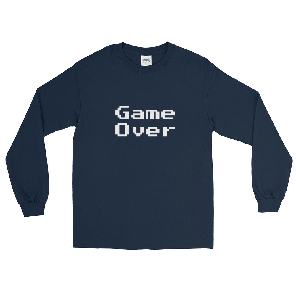 Retro Game Over Men’s Long Sleeve Shirt