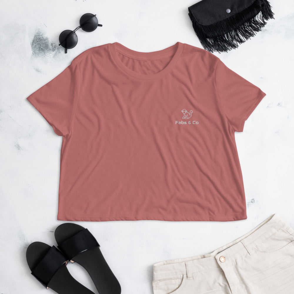 Original Logo Womens Crop Top