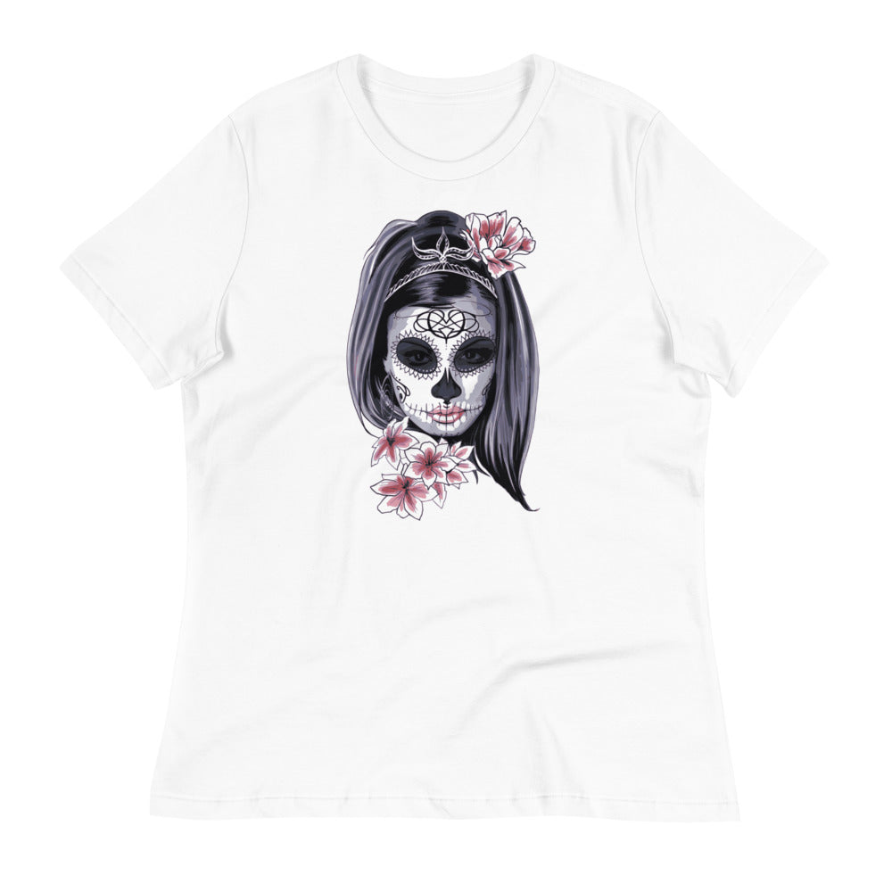 Día de los Muertos Womens Relaxed T-Shirt
