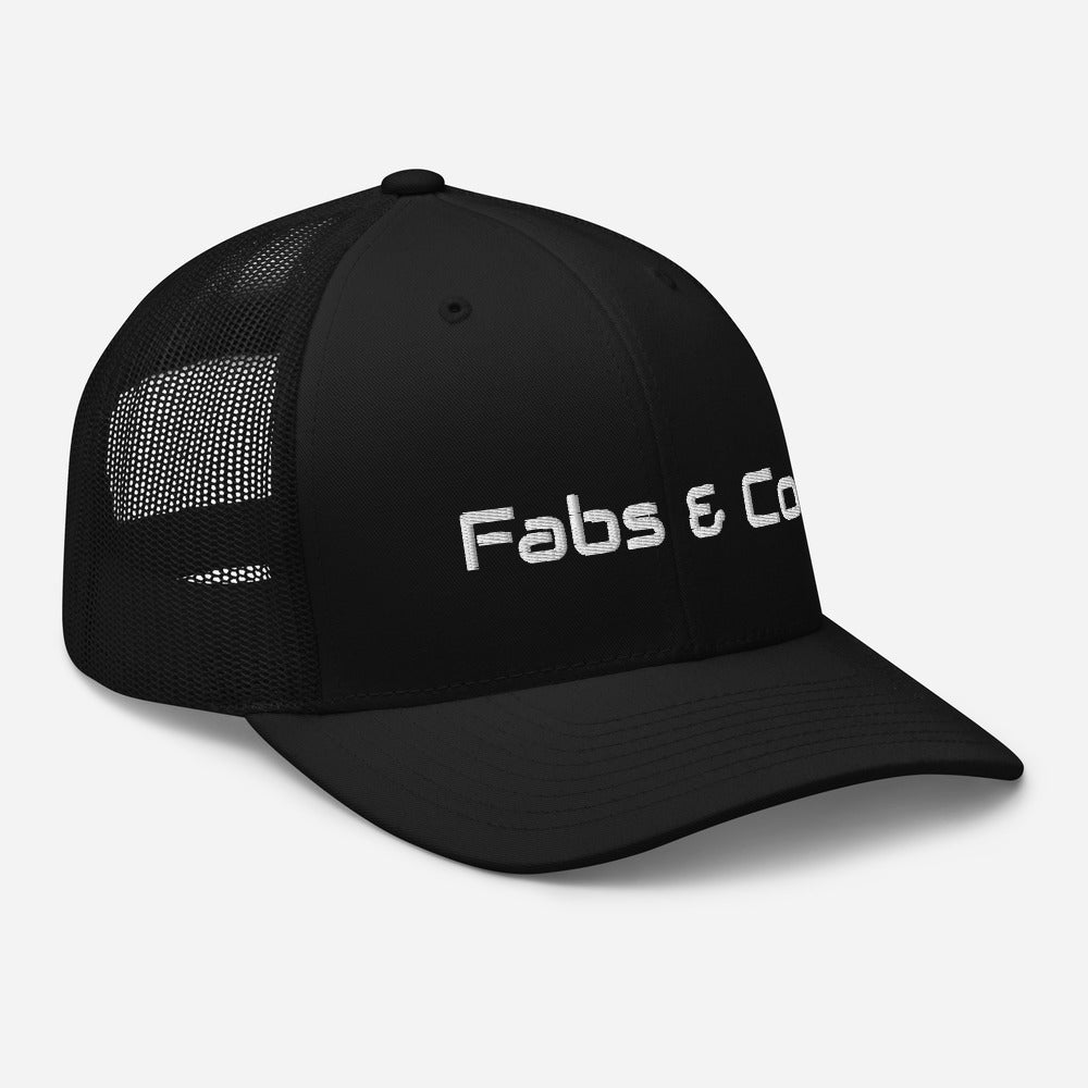 Fabs & Co Black Trucker Cap