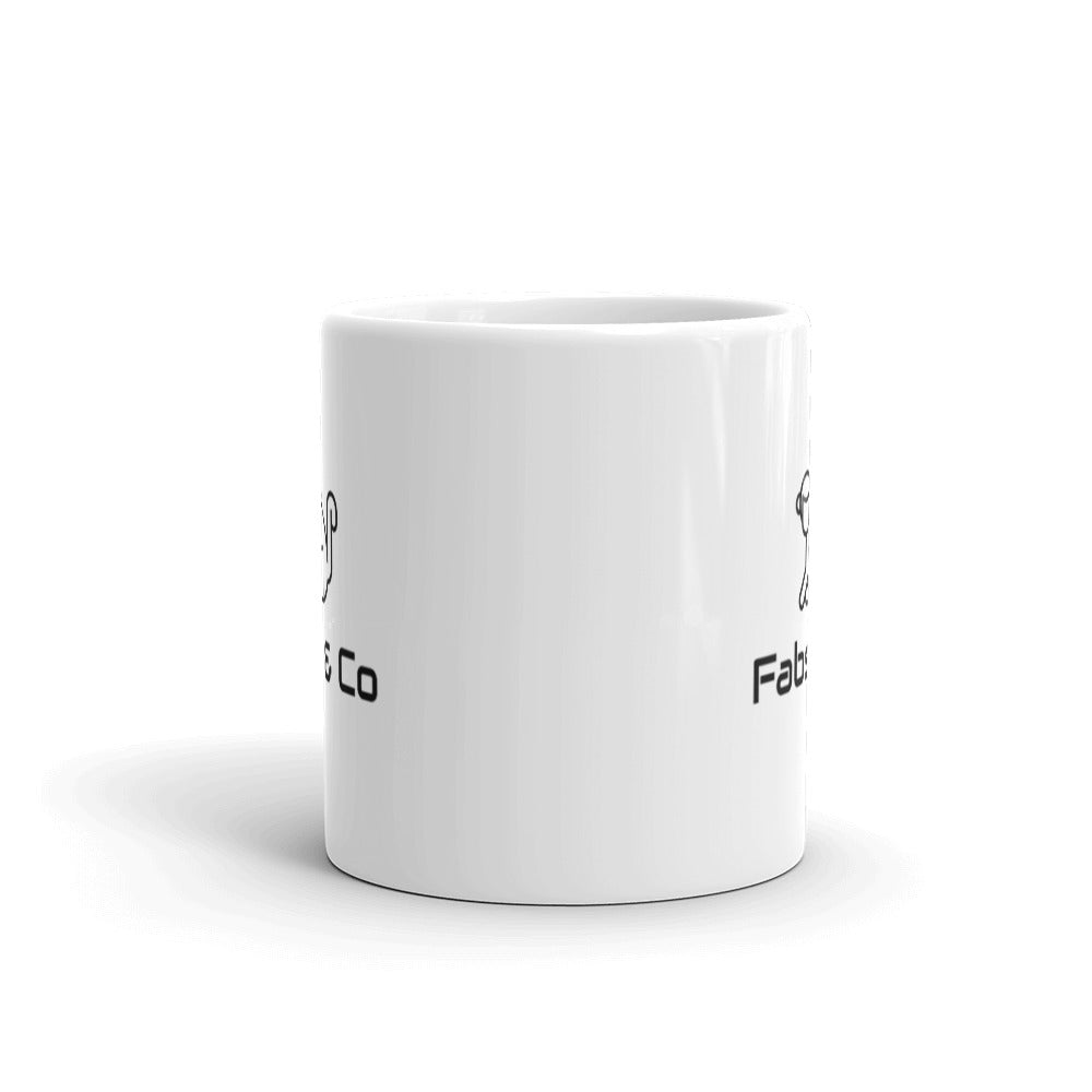 Fabs & Co White Glossy Mug