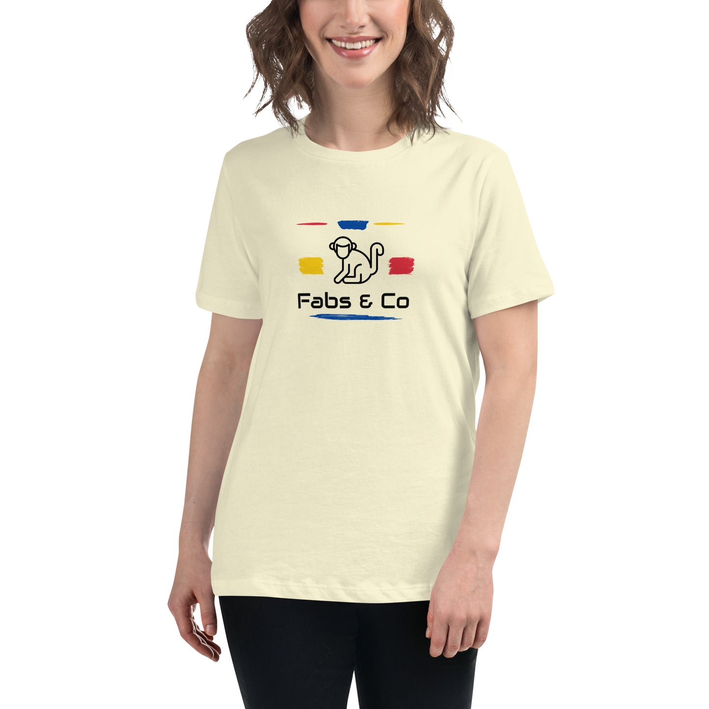 Multi-Colour Logo Womens T-Shirt