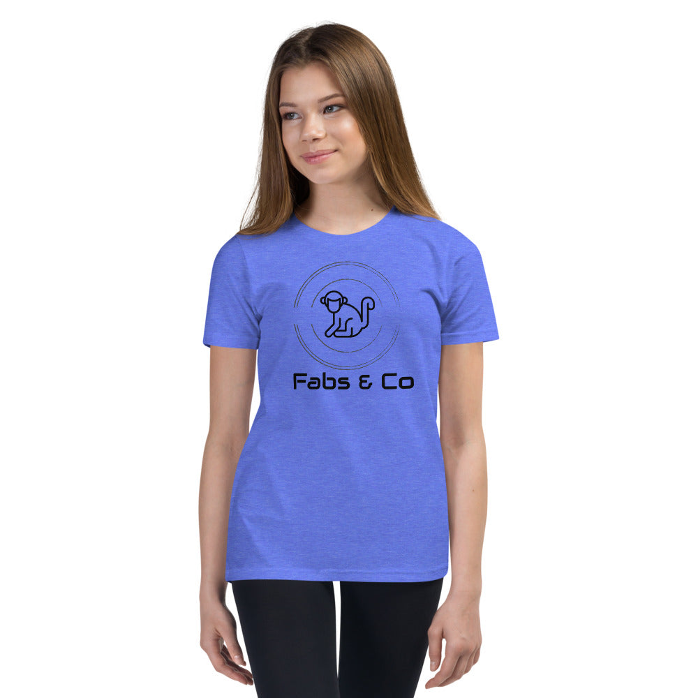Fabs & Co Orignal Logo and Text Kids T-Shirt