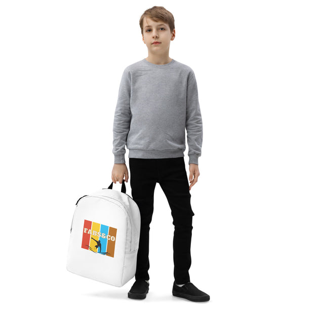 Fabs & Co Multicolor Logo Minimalist Backpack