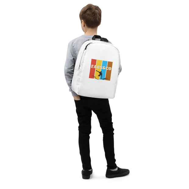 Fabs & Co Multicolor Logo Minimalist Backpack
