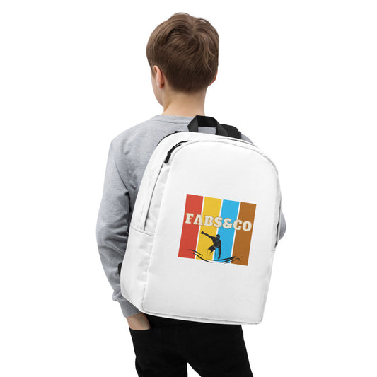 Fabs & Co Multicolor Logo Minimalist Backpack