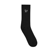 Fabs & Co Embroidered Socks Black