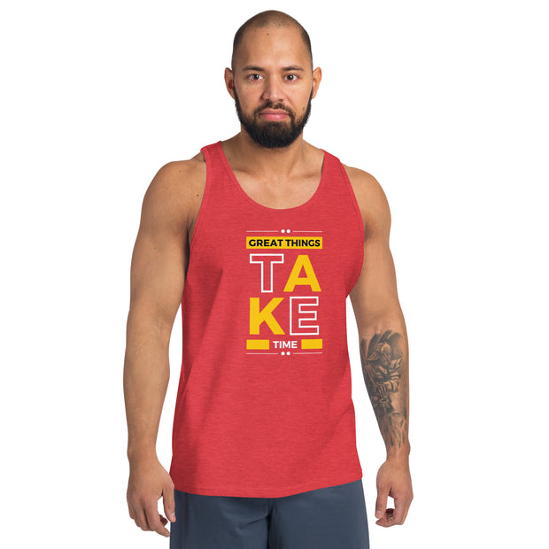 Great Things Take Time Men's Tank Top