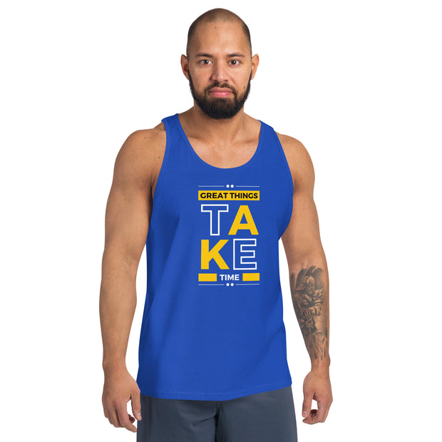 Great Things Take Time Men's Tank Top