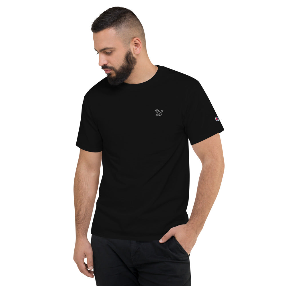 Fabs & Co x Champion White Logo Mens T-Shirt