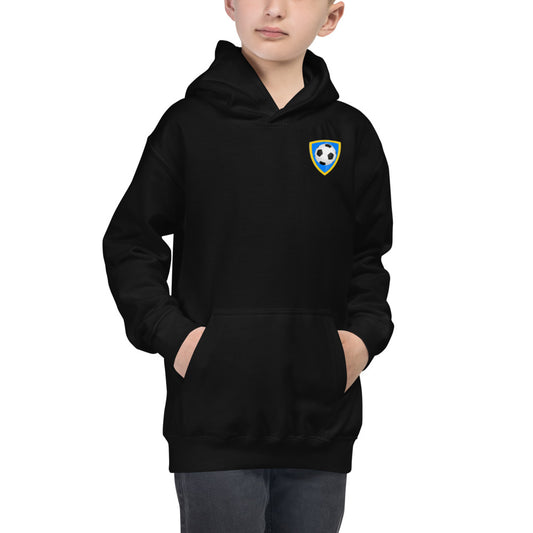 Number 10 Soccer Player Print Boys Hoodie