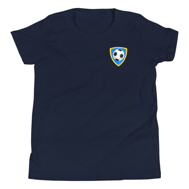 Number 10 Soccer Player Print Boys T-Shirt