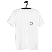 Black Pocket Logo Mens T-Shirt