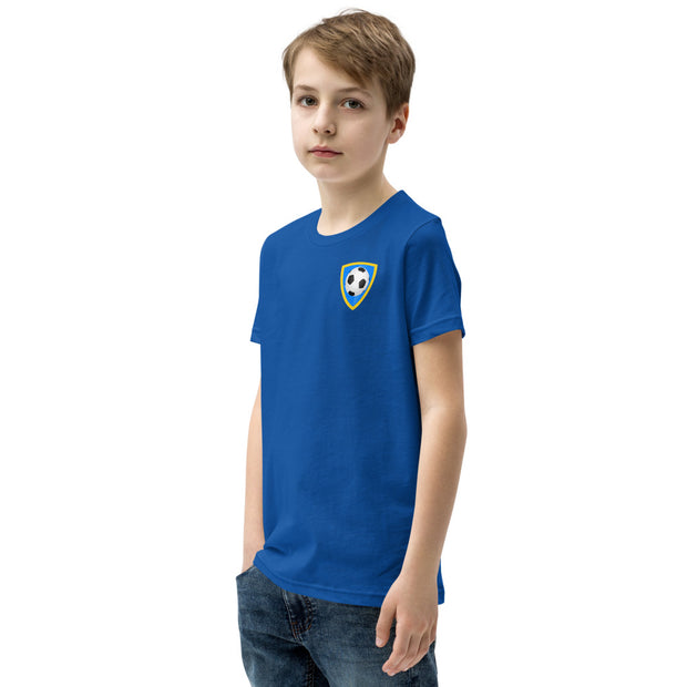 Number 10 Soccer Player Print Boys T-Shirt