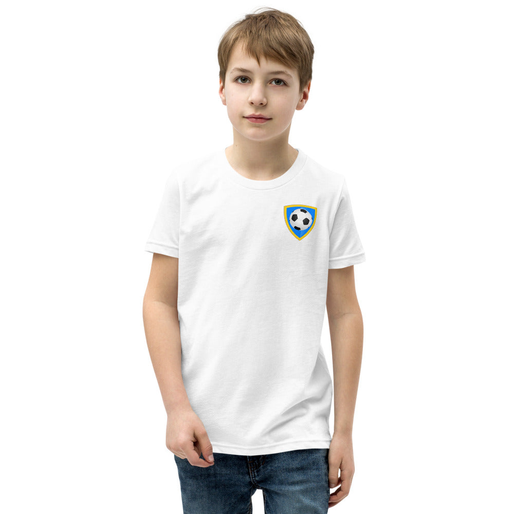 Number 10 Soccer Player Print Boys T-Shirt