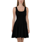 Black Womens Skater Dress