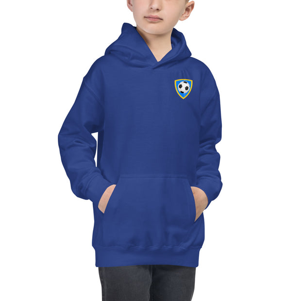 Number 10 Soccer Player Print Boys Hoodie