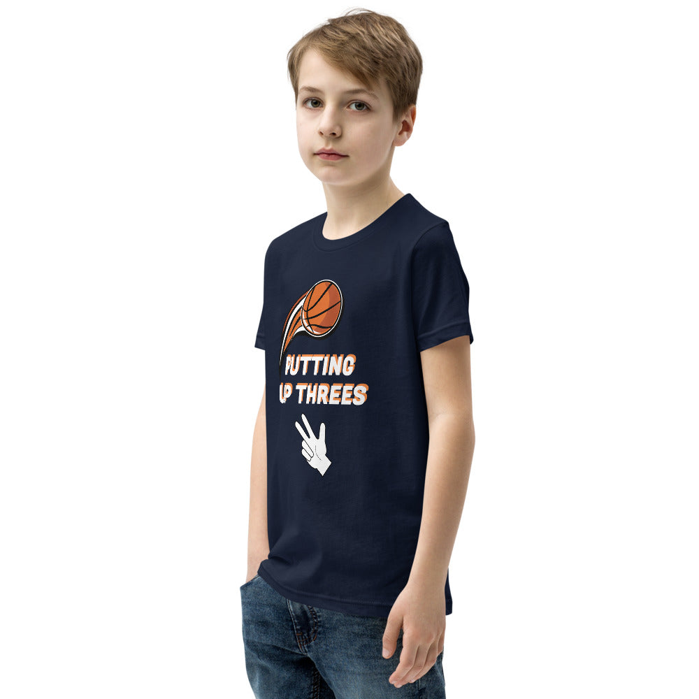 Putting Up Threes Boys T-Shirt