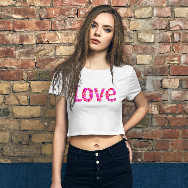 Love Womens Crop Top