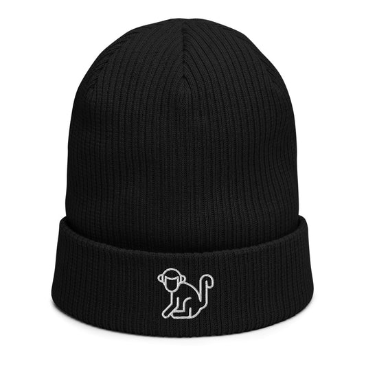 White Logo Beanie