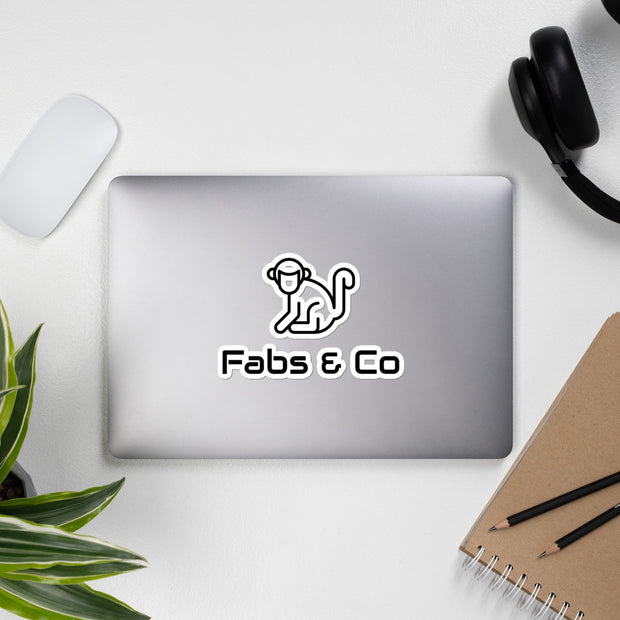 Original Black Logo Bubble-Free Stickers