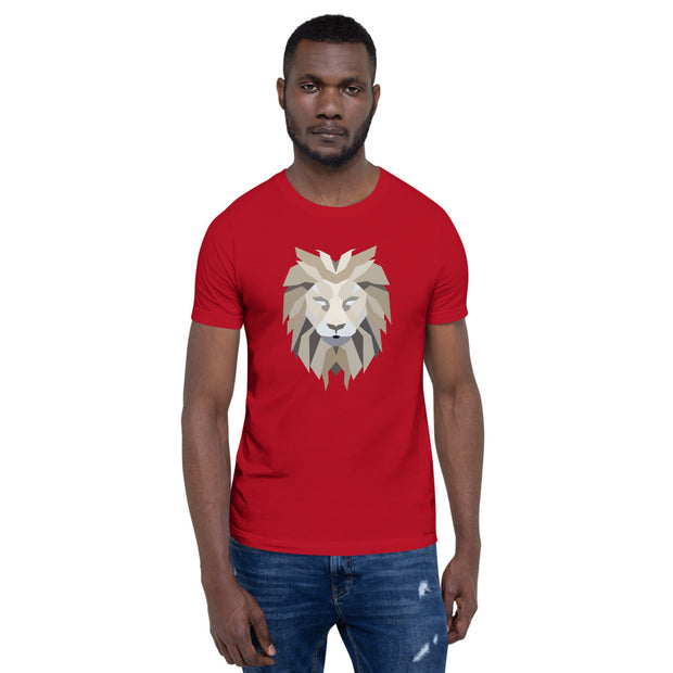 Polygon Lion Mens T-Shirt