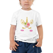 Unicorn Print Girls Toddler T-Shirt