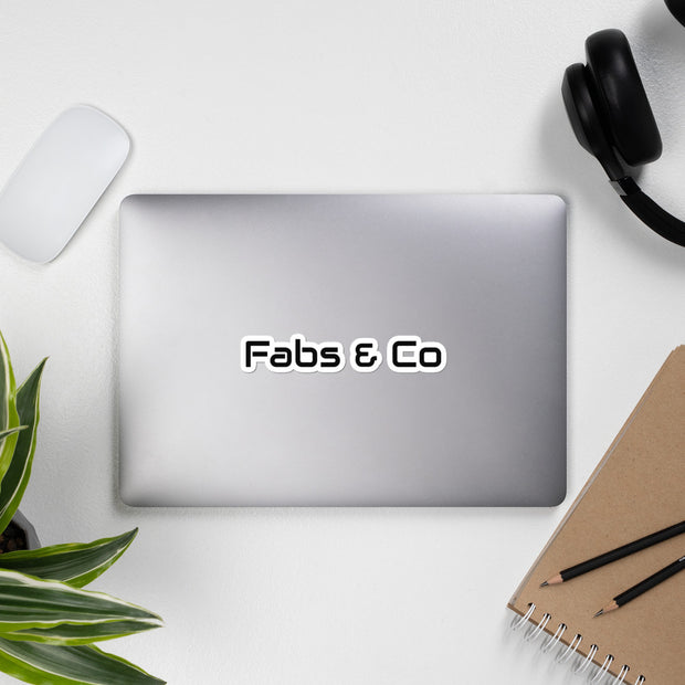 Original Black Wordmark Logo Bubble-Free Stickers