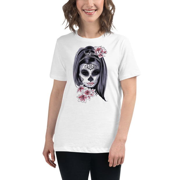 Día de los Muertos Womens Relaxed T-Shirt