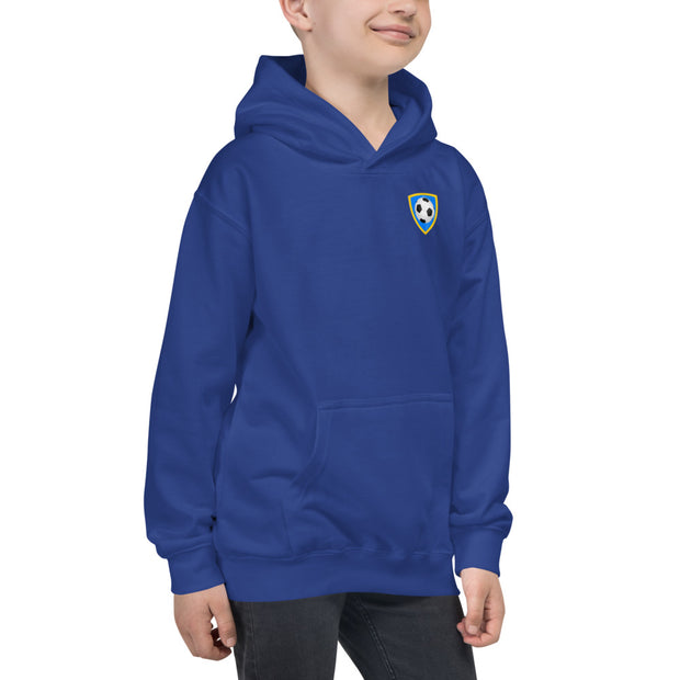 Number 10 Soccer Player Print Boys Hoodie