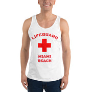 Miami Beach Lifeguard Mens Vest/Tank Top