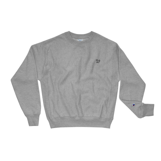 Fabs & Co x Champion Black Logo Sweatshirt