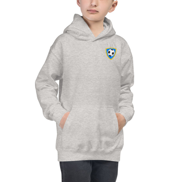 Number 10 Soccer Player Print Boys Hoodie