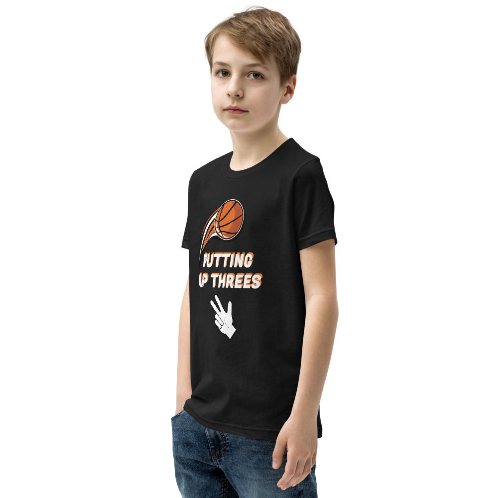 Putting Up Threes Boys T-Shirt