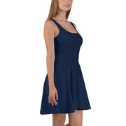 Navy Womens Skater Dress
