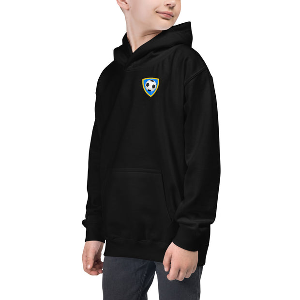 Number 10 Soccer Player Print Boys Hoodie