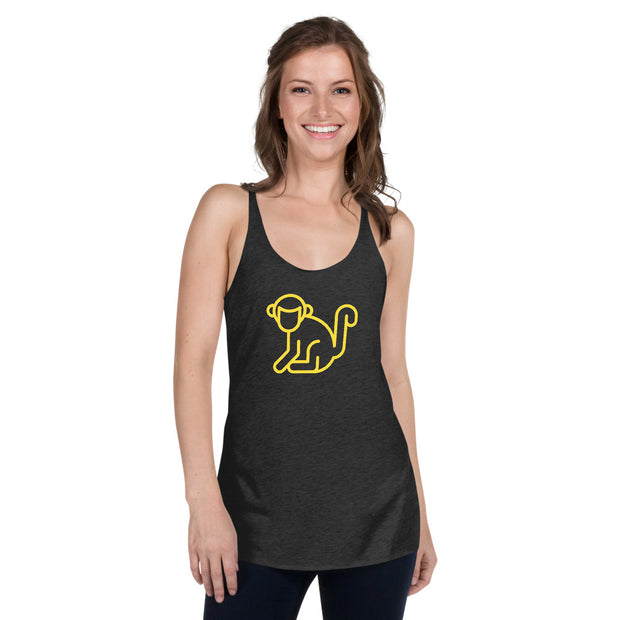 Yellow Logo Womens Vest/Tank Top