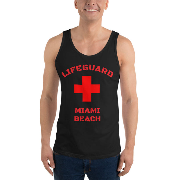 Miami Beach Lifeguard Mens Vest/Tank Top