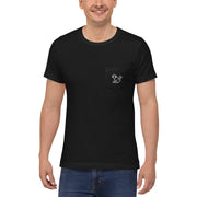 White Pocket Logo Mens T-Shirt