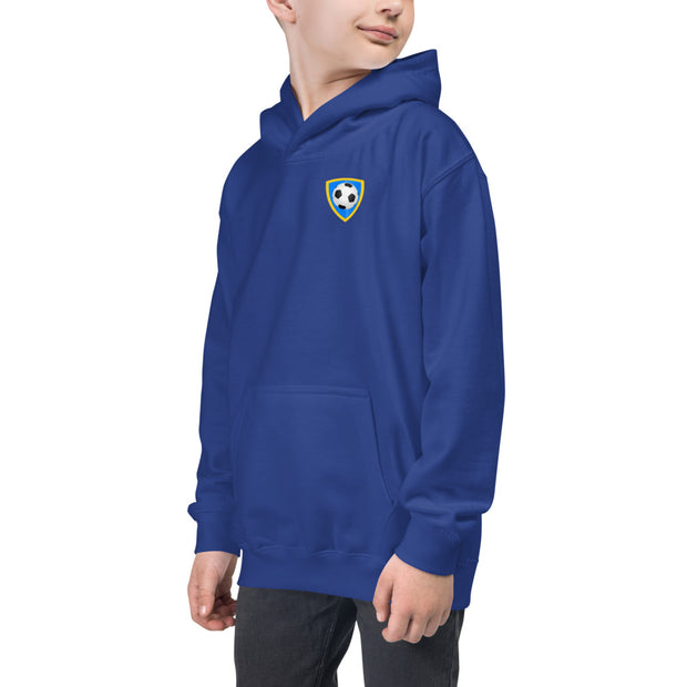 Number 10 Soccer Player Print Boys Hoodie