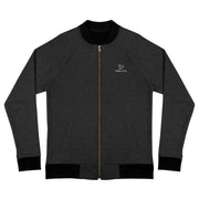 White Original Badge Logo Mens Bomber Jacket